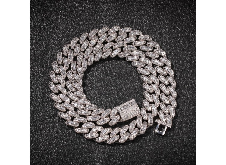 13mm Baguette Cuban Chain (Pre Order)
